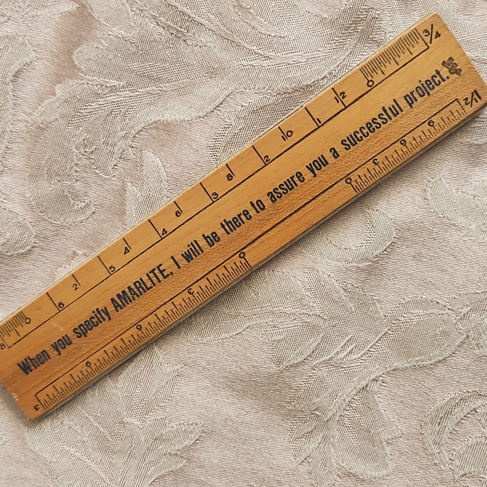 Vtg AmarLite Anaconda & Stanley Wooden Ruler Set - Picture 10 of 14